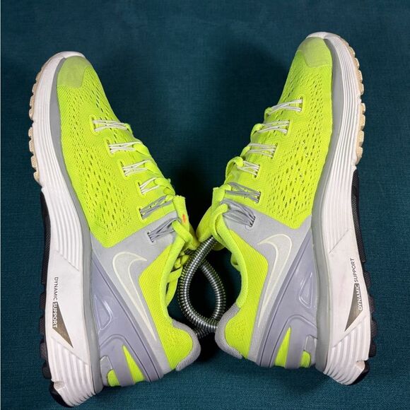 Nike Womens Nike Lunareclipse VOLT/WOLF GREY/PLATINUM Sz 8.5 - Picture 5 of 8